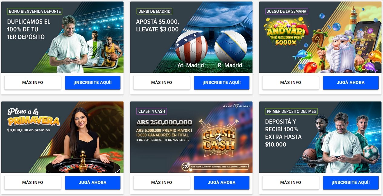 codere promotions